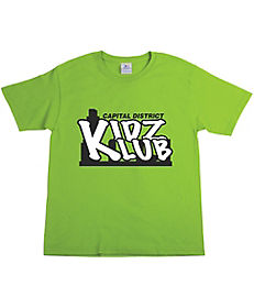 Custom Printed T-Shirts: Screen Printed Youth 100% Cotton Colored T-Shirt